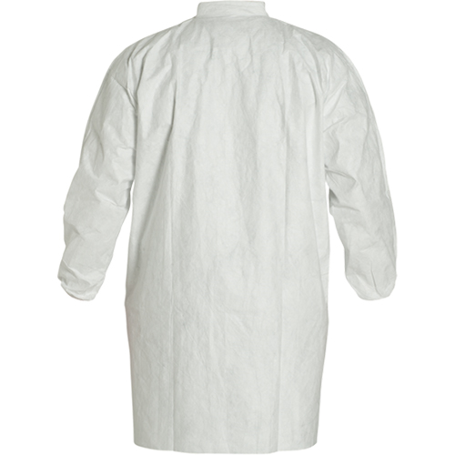 Lab Coat, Tyvek&reg; 400, White, Medium Superchem Industries