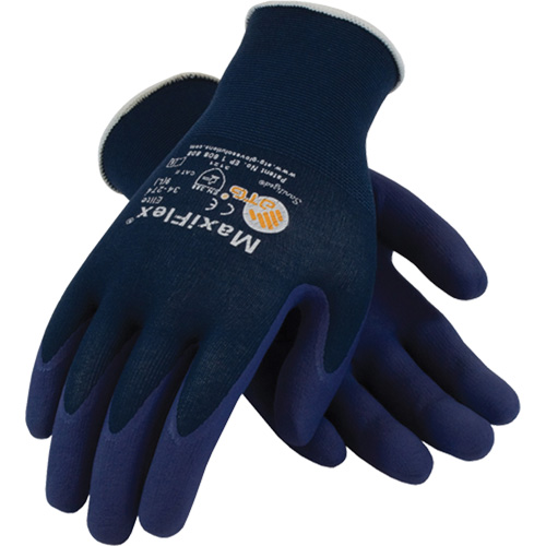 Gants ATG MaxiFlex Elite 34-274, 6/T-petit, R&ecirc;vetement Mousse de nitrile, Calibre 18, Enveloppe en Nylon Superchem Industries