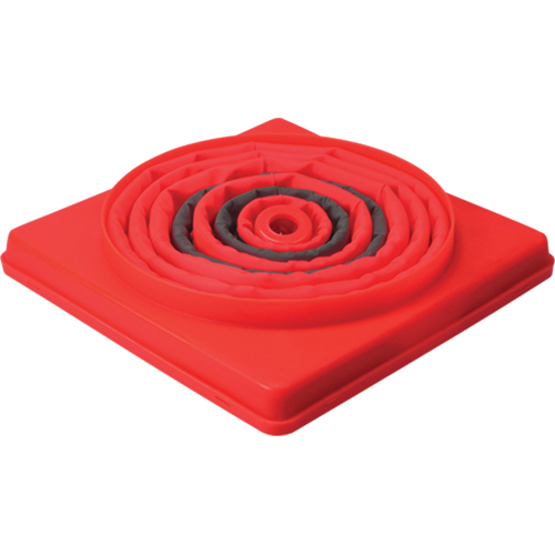 C&ocirc;ne repliable illumin&eacute;, 28" h, Orange Superchem Industries