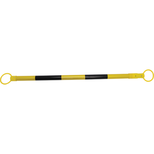 Barrier Cone Bar, 6' 6" Extended Length, Black Superchem Industries