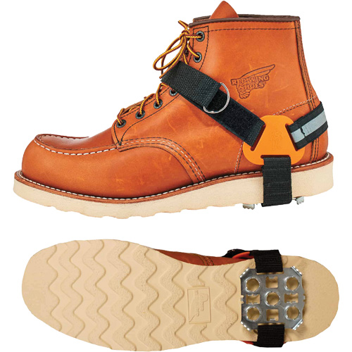 Crampons &agrave; glace de talon TREX 6315, Acier, Traction Plaque, Grand/Moyen Superchem Industries