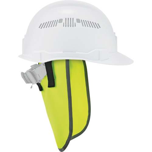 GloWear 8006 Hardhat Neck Shade, High-Visibility Lime Green Superchem Industries