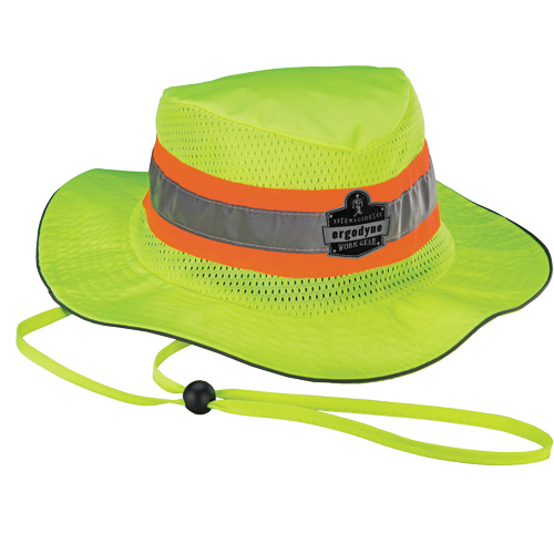 Chapeau de p&ecirc;cheur &agrave; refroidissement par &eacute;vaporation Chill-Its 8935CT, Lime haute visibilit&eacute; Superchem Industries