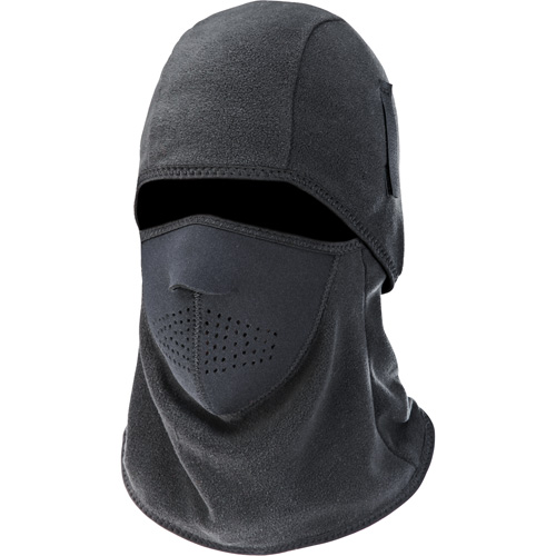 N-Ferno&reg; 6826 Two-Piece Balaclava, Fleece/Neoprene/Polyester, Black Superchem Industries