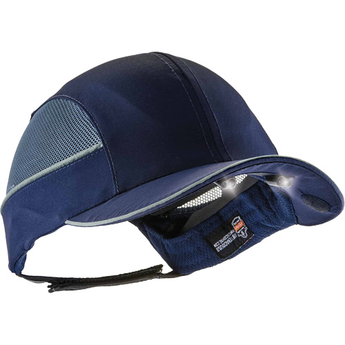 Casquette &agrave; bord long avec &eacute;clairage DEL Skullerz 8960, Bleu marin Superchem Industries