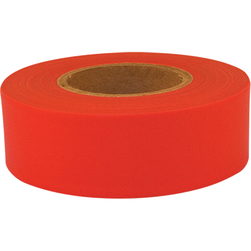 Ruban de signalisation Sub-Zero, 1,2" la x 150' lo, Rouge fluorescent Superchem Industries