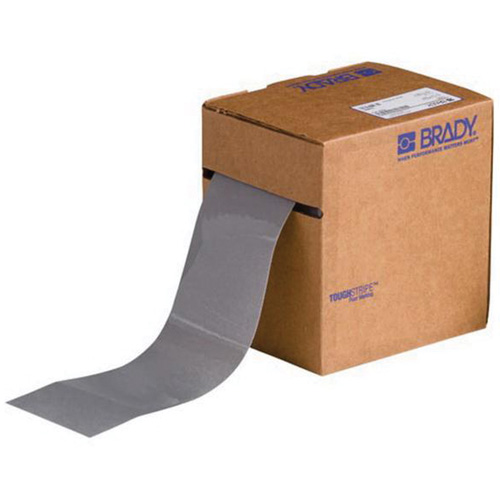 ToughStripe&reg; Floor Marking Tape, 3" x 100', Polyester, Grey Superchem Industries