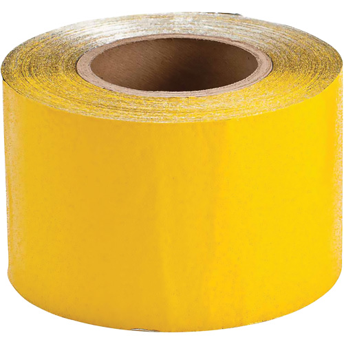 Temporary Pavement Marking Tape, 4" x 150', Vinyl, Yellow Superchem Industries