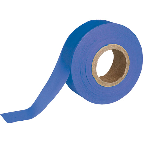 Flagging Tape, 1.188" W x 150' L, Blue Superchem Industries
