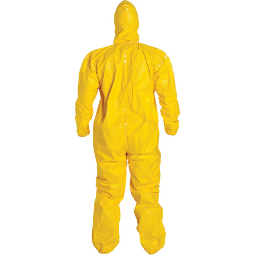 Hooded Coveralls, Tychem&reg; 2000, 4X-Large, Yellow Superchem Industries