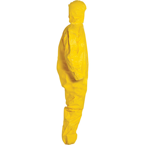 Hooded Coveralls, Tychem&reg; 2000, 4X-Large, Yellow Superchem Industries