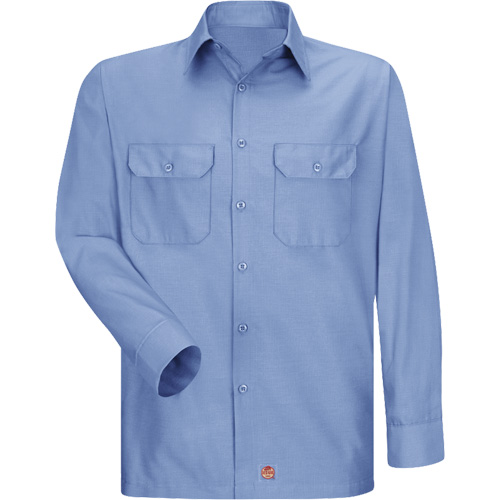 Chemise &agrave; manches longues en tissu ind&eacute;chirable, Hommes, 3T-Grand, Bleu Superchem Industries