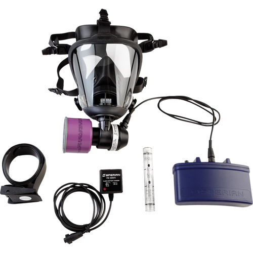 PR500 Series Face Mount PAPR, Facepiece Respirator, NiCd Battery Superchem Industries
