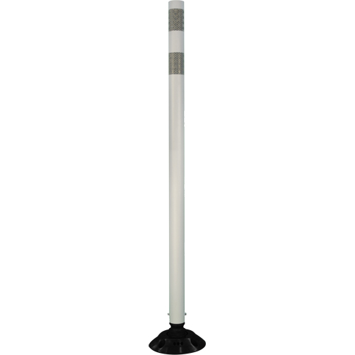 D&eacute;lin&eacute;ateur r&eacute;sistant aux impacts, 36" h, Blanc Superchem Industries