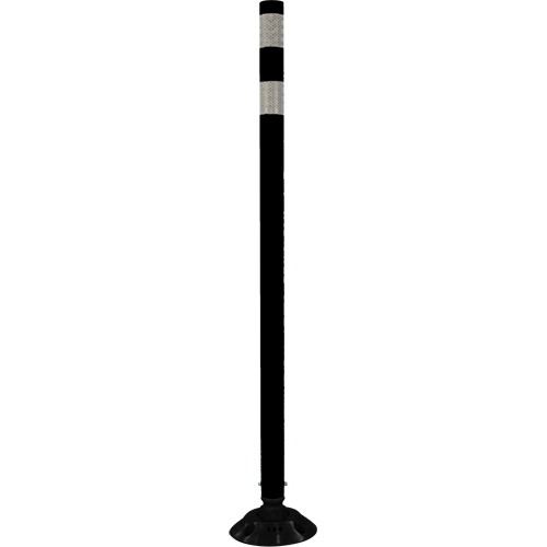 Impact Resistant Delineator, 48" H, Black Superchem Industries
