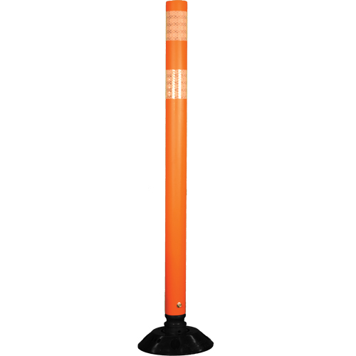 Impact Resistant Delineator, 48" H, Orange Superchem Industries