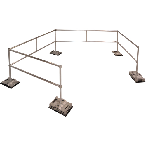 RoofGuard Classic System - Packaged Kits, Aluminum, 72" W x 216" L x 42" H Superchem Industries