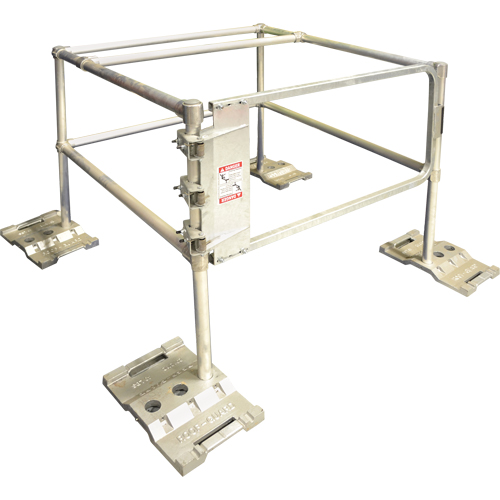 Syst&egrave;me RoofGuard classique - Trousse pour trappe, Aluminium, 48" la x 48" lo x 42" ha Superchem Industries
