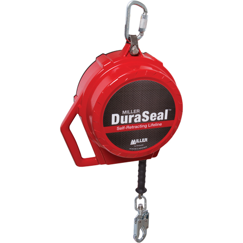 Miller&reg; DuraSeal Self-Retracting Lifeline, 50', Stainless Steel, Swivel Superchem Industries
