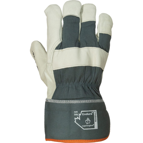 Gants d'ajusteur Endura pour l'hiver, T-Grand, Paume en Cuir fleur de vache, Doublure en Boa Superchem Industries