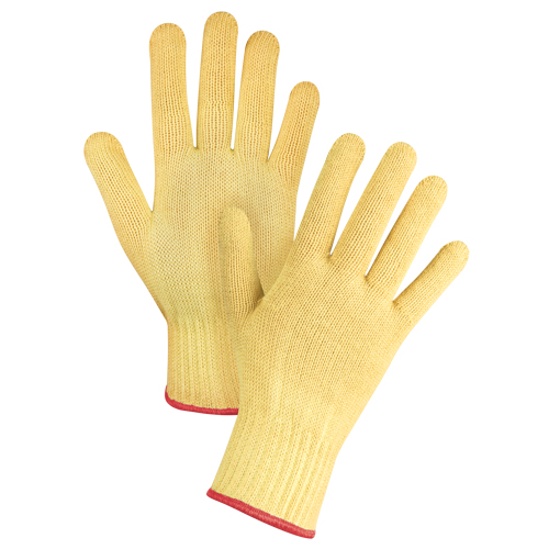 Gants tricot&eacute;s sans couture, Taille Petit/7, Calibre 7, Enveloppe en Kevlar, ASTM ANSI niveau A2/EN 388 niveau 3 Superchem Industries