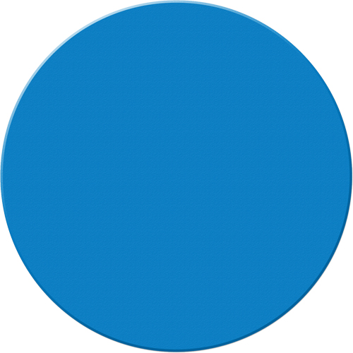Marqueurs all&eacute;g&eacute;e/5S Armor Stripe, Cercle, 6" lo x 6" la, Bleu, Plastique Superchem Industries