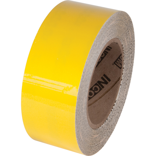 Ruban de marquage pour plancher Tuff Mark, 2" x 100', Polyester, Jaune Superchem Industries