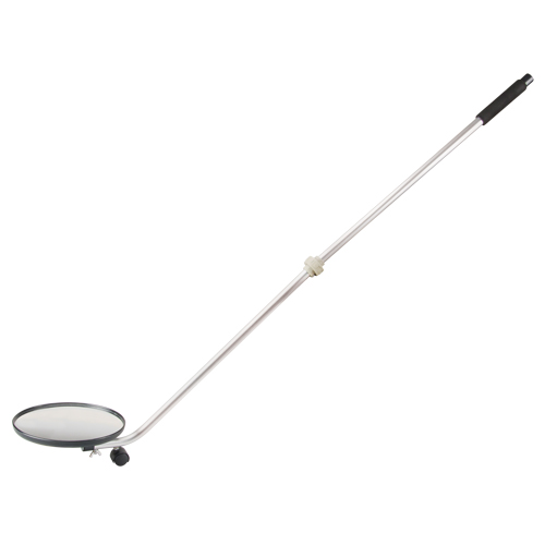 Miroir d'inspection, 8,5" dia, Ronde, Poign&eacute;e 47" Superchem Industries