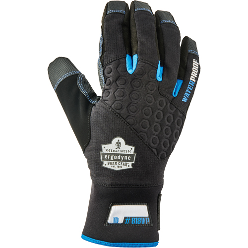 ProFlex&reg; 818WP Performance Thermal Waterproof Utility Gloves, Polyurethane Palm, Size Small Superchem Industries