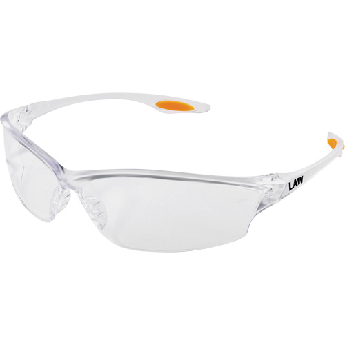 Law&reg; 2 Safety Glasses, Clear Lens, ANSI Z87+ Superchem Industries