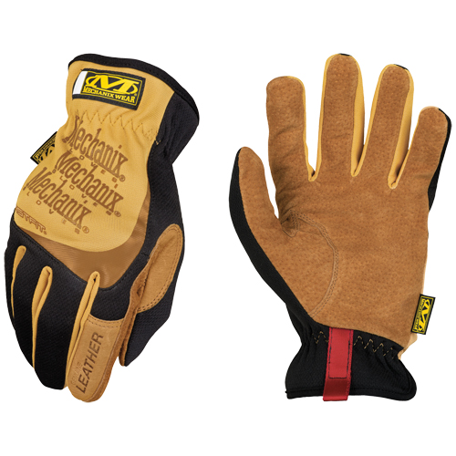 Gants Fastfit, Petit, Paume en Cuir fleur, Poignet &eacute;lastique Superchem Industries