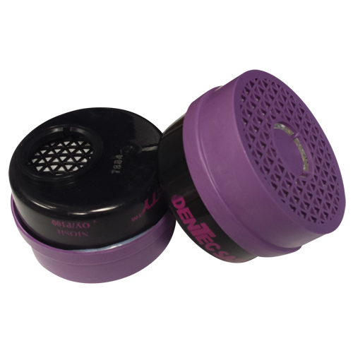 Cartouche pour respirateur, Combinaison cartouche et filtre contre les particules pour gaz/vapeurs, Vapeur organique/Filtre P100 Superchem Industries