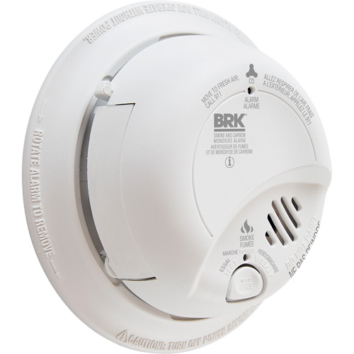 Ionization Smoke & Carbon Monoxide Combination Alarm, Battery Operated/Hardwired Superchem Industries