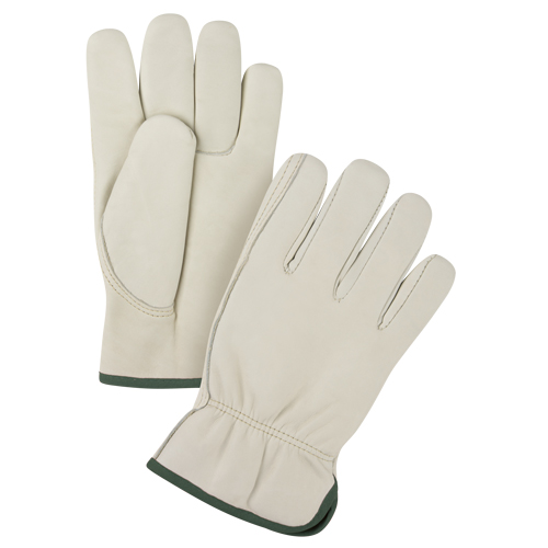 Premium Driver's Gloves, Medium, Grain Cowhide Palm Superchem Industries