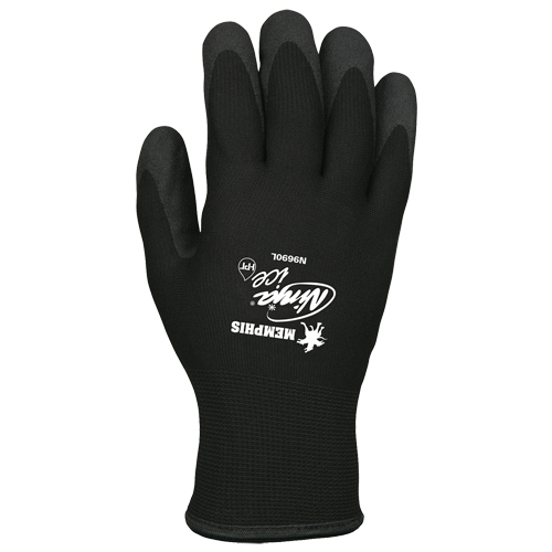 Gants N9690 Memphis Ninja Ice, 9/Grand, R&ecirc;vetement PVC, Calibre 15, Enveloppe en Acrylique/Tissu &eacute;ponge Superchem Industries