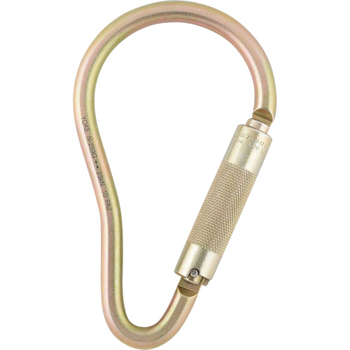 Dynamic Alloy Steel Auto-twist Lock Carabiner, Temporary Use Superchem Industries