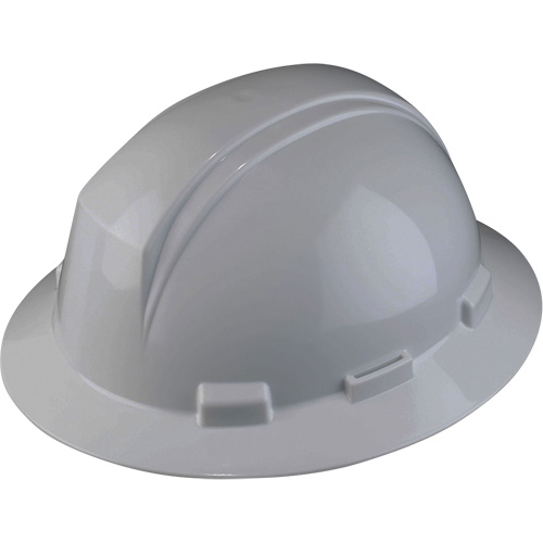 North&reg; Kilimanjaro Full Brim Hardhat, Meets CSA Type 1, Ratchet Suspension, Non-Vented Superchem Industries
