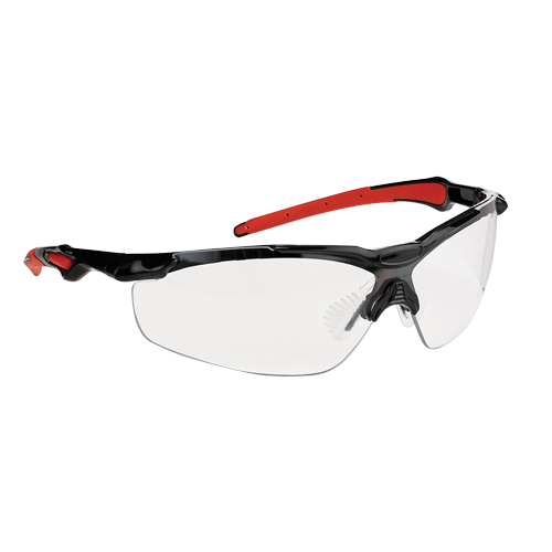 Dynamic Hawk Series Safety Glasses, Clear Lens, Anti-Fog, ANSI Z87+/Meets/Exceeds CSA Z94.3 Superchem Industries