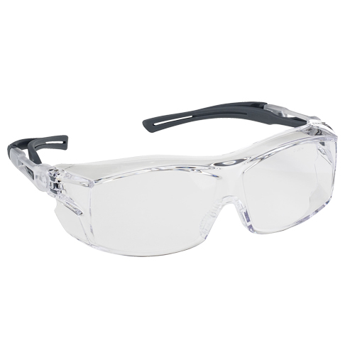 Lunettes de s&eacute;curit&eacute; s&eacute;rie Extra OTG Dynamic, Lentille Transparent, Antibu&eacute;e/Anti-&eacute;gratignures, ANSI Z87+/R&eacute;pond ou surpasse la norme CSA Z94.3 Superchem Industries