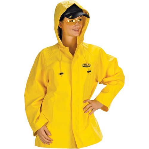 Hurricane Flame Retardant/Oil Resistant Rain Suits - Jackets, 4X-Large, Yellow Superchem Industries
