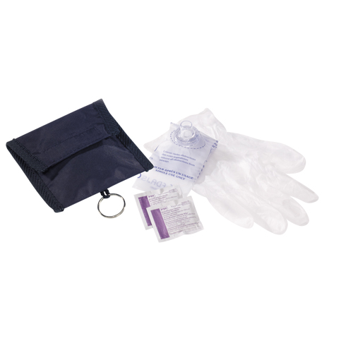 Dynamic Disposable CPR Kit, Single Use Faceshield, Class 2 Superchem Industries