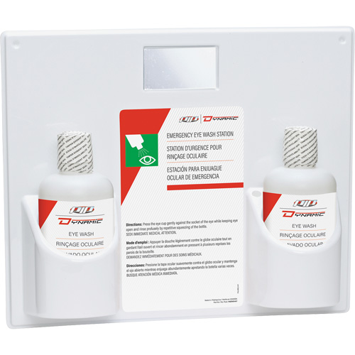 Douche oculaire avec solution isotonique Dynamic, Double Superchem Industries