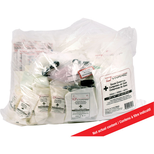 Dynamic First Aid Kit Refill, Meets CSA Z1220-17 Type 2 Low-Risk Environment, Large (51-100 Workers), Class 1 Superchem Industries
