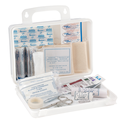 Trousse de premiers soins pour camion Dynamic, Dispositif m&eacute;dical Classe 1, Boîte en plastique Superchem Industries