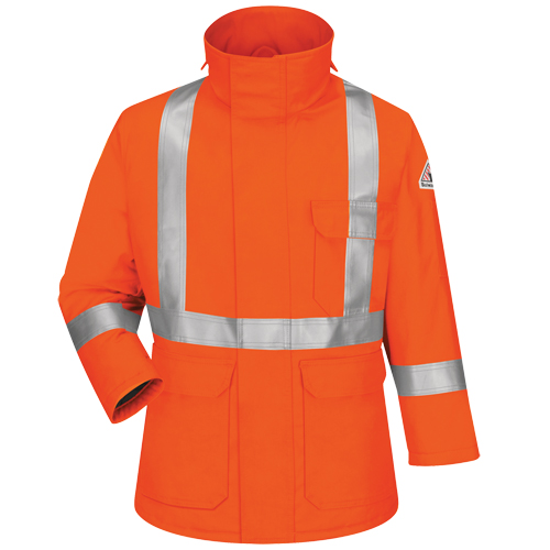 Excel FR&reg; Comfortouch&reg; Deluxe Parkas, Small, Orange Superchem Industries