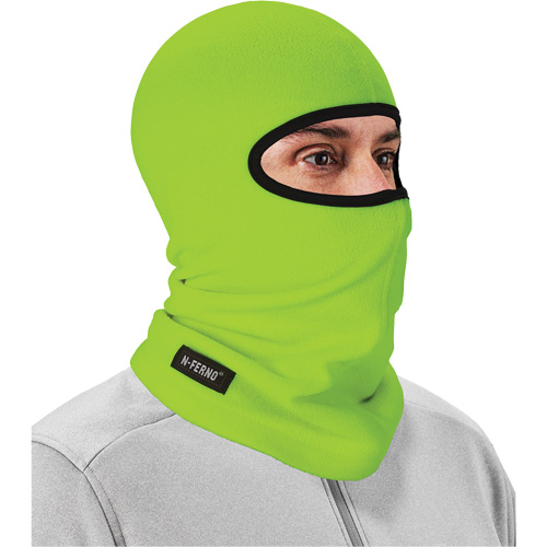 Passe-montagne N-Ferno 6821, Molleton, Vert lime haute visibilit&eacute; Superchem Industries