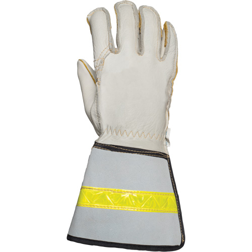 Linemans Glove, Small, Grain Cowhide Palm Superchem Industries