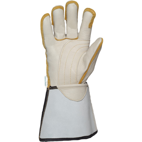 Linemans Glove, Small, Grain Cowhide Palm Superchem Industries