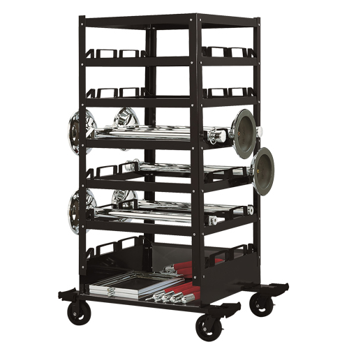 Six Tier Storage Cart, Steel Superchem Industries