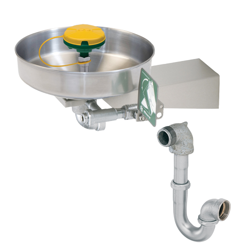 Axion&reg; Eye/Face Wash Station, Wall-Mount Installation, Stainless Steel Bowl Superchem Industries